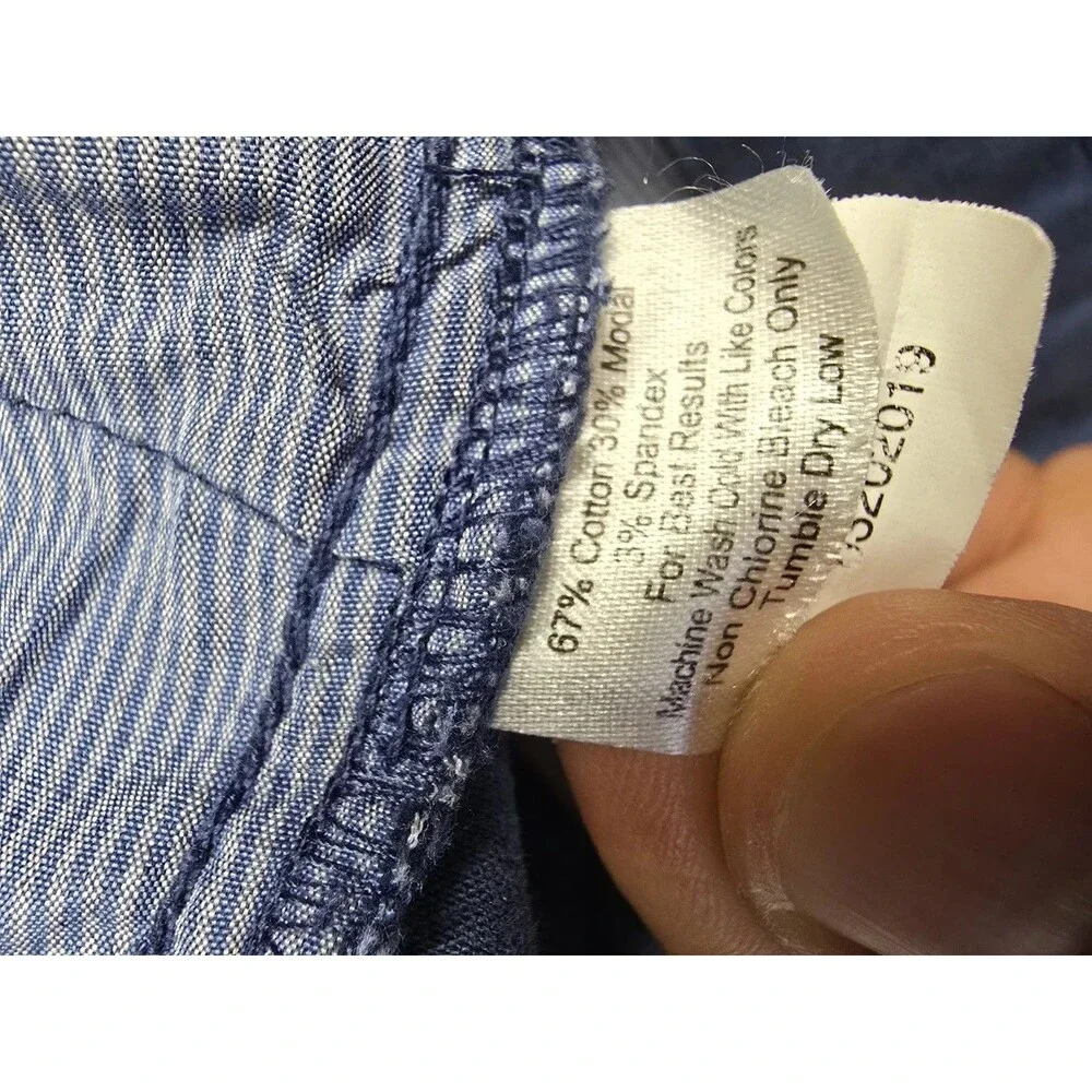 ​Peter Millar Crown Comfort Five-Pocket Pants Men's 38x32 Slate Blue Cotton...